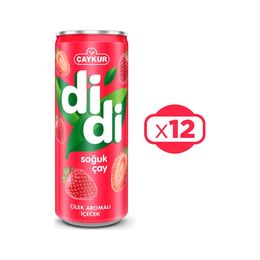 Çaykur Didi Çilek 250 ml Aromalı Soğuk Çay