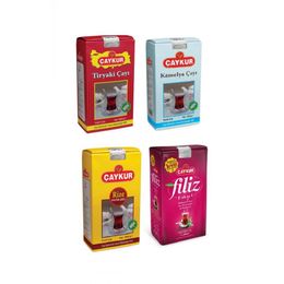 Çaykur Tiryaki 1000 gr + Rize 1000 gr + Kamelya 1000 gr+ Filiz 1000 gr Çay