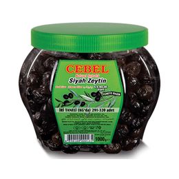 Cebel 1000 gr İri Taneli Siyah Zeytin