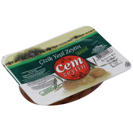 Cem 200 gr Çizik Yeşil Zeytin