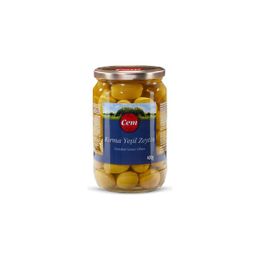Cem Kırma Yeşil Zeytin 400 gr 121-140 Ad/kg