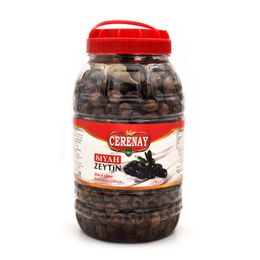 Cerenay Zeytincilik 291-320 Kalibre 2 kg Az Tuzlu Gemlik Yağlı Sele Sofralık Siyah Kahverengi Zeytin