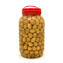Cerenay Zeytincilik İri Boy 121-140 Kalibre 2 kg Domat Çizik Kokteyl Yeşil Zeytin