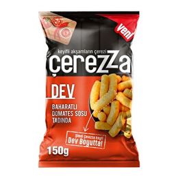 Çerezza 150 gr Parti Boy Dev Baharatlı Domates Sosu Mısır Cipsi