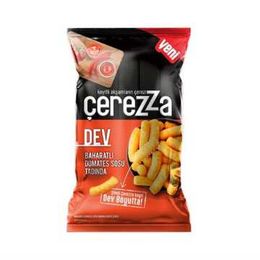 Çerezza 150 gr Parti Boy Dev Baharatlı Domates Sosu Mısır Cipsi