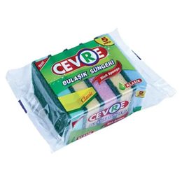 Çevre 5'li Düz Sünger