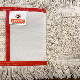 Ceytem Kırmızı Biyeli 50 cm Zincir Dikiş Nemli Mop