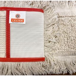 Ceytem Kırmızı Biyeli 50x50 cm Zincir Dikiş Nemli Mop