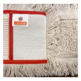 Ceytem Kırmızı Biyeli 50x50 cm Zincir Dikiş Nemli Mop
