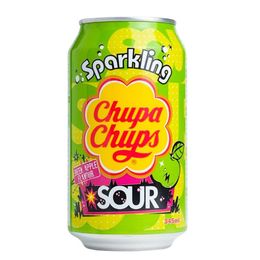 Chupa Chups 345 ml Sparkling Yeşil Elma Aromalı Gazlı İçecek