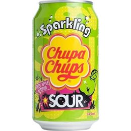 Chupa Chups 345 ml Sparkling Yeşil Elma Aromalı Gazlı İçecek