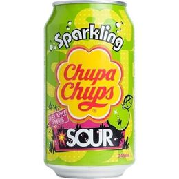 Chupa Chups 345 ml Sparkling Yeşil Elma Aromalı Gazlı İçecek