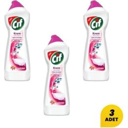 Cif 3x500 ml Frezya ve Müge Çiçeği Krem Temizleyici