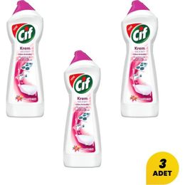 Cif 3x500 ml Frezya ve Müge Çiçeği Krem Temizleyici
