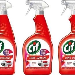 Cif 3x750 ml Her Yer Leke Uzmanı Sprey