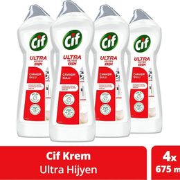 Cif 4x750 ml Ultra Hijyen Çamaşır Suyu Katkılı Jel Temizleyici