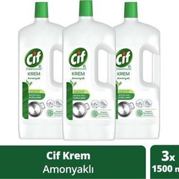 Cif Amonyaklı 3x1500 ml Yüzey Temizleyici Krem