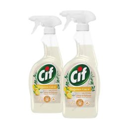 Cif Doğanın Gücü Limon Karbonat 2x750 ml Mutfak Spreyi