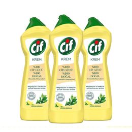 Cif Krem 3x750 ml Temizleyici Limon Kokulu