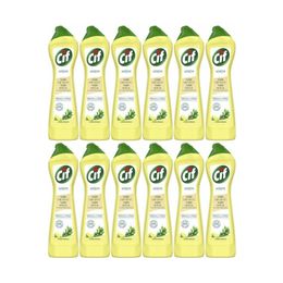Cif Limon Kokulu 12x750 ml Krem Temizleyici