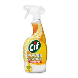 Cif Power & Shine Mutfak Yağ Çözücü Sprey Portakal ve Limon Özlü 6 x 750 ml