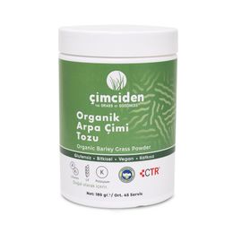 Çimciden 180 gr Organik Arpa Çimi Tozu