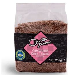City Farm 250 gr Organik Keten Tohumu