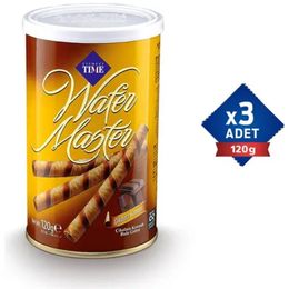 Çizmeci Time 120 gr Wafer Master Çikolata Fındık Kremalı Rulo Gofret