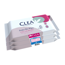 Clea 3x15'li Islak cep Mendili