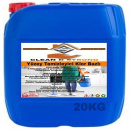 Clean&Strong Klor Bazlı 20 kg Yüzey Temizleyici