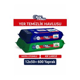 Clear Motion 12x50 600 Yaprak Yer Temizlik Havlusu