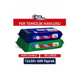 Clear Motion 12x50 600 Yaprak Yer Temizlik Havlusu