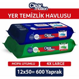 Clear Motion 12x50 600 Yaprak Yer Temizlik Havlusu