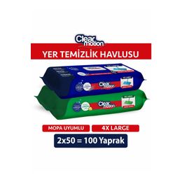 Clear Motion 2x50 100 Yaprak Yer Temizlik Havlusu