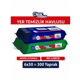 Clear Motion 6x50 300 Yaprak Yer Temizlik Havlusu