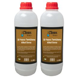 Clintex Kimya 2x1 lt 3d Yazıcı Temizleme Alkol Sıvısı