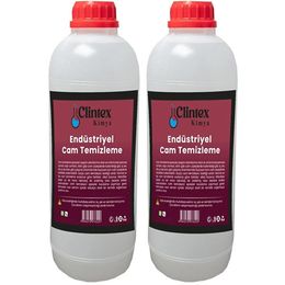 Clintex Kimya 2x1 lt Endüstriyel Cam Temizleyici