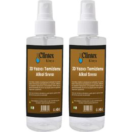Clintex Kimya 2x200 ml 3d Yazıcı Temizleme Alkol Sıvısı