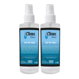 Clintex Kimya 2x200 ml %99.9 Saf İpa İzopropil Yüzey Temizleyici Solvent