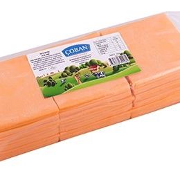 Çoban 1 kg Dilimli Cheddar Peynir