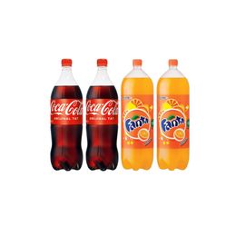 Coca Cola 2.5 lt+ Fanta 2,5 lt Portakal