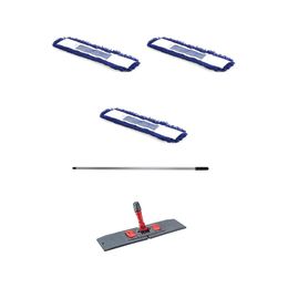 Cod-Ex 3 Adet 40 cm Orlon Nemli Palet Tablet Toz Toplama Statik Mop Takımı Seti