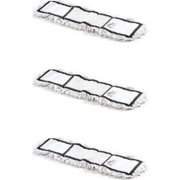 Cod-ex 3x40 cm Beyaz Nemli Palet Tablet Nem Alıcı Yedek Mop Paspas Başlığı Bezi