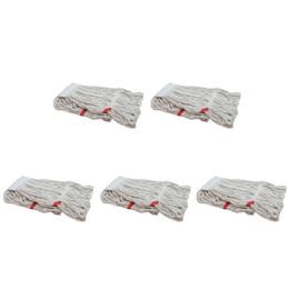 Cod-Ex 5 Adet 25 cm 500 gr Pamuklu Geniş Islak Mop Püskül Paspas Başlığı