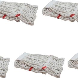 Cod-Ex 5 Adet 25 cm 500 gr Pamuklu Geniş Islak Mop Püskül Paspas Başlığı