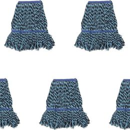 Cod-Ex 5 Adet 25 cm 500 gr Pamuklu Geniş Islak Mop Püskül Paspas Başlığı