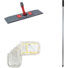 Cod-Ex 50 cm Nemli Mop + Katlanır Aparat + Metal Vidalı Sap