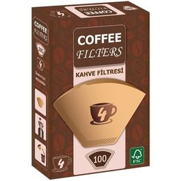 Coffee Filters 4 Numara 80 Adet Kahve Filtre Kağıdı
