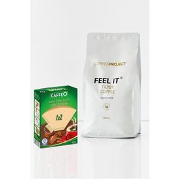 Coffee Project 1 kg Filtre Kahve + 1x2 Caffeo Filtre Kağıdı