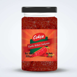 Çokça 650 gr Tatlı Biber Salçası